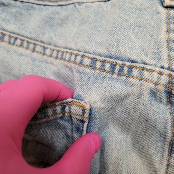 VTG 90s Levi's 550 Jeans 34x34 True Size Dad Jean High Rise 12" Relaxed Tapered - Picture 8 of 11